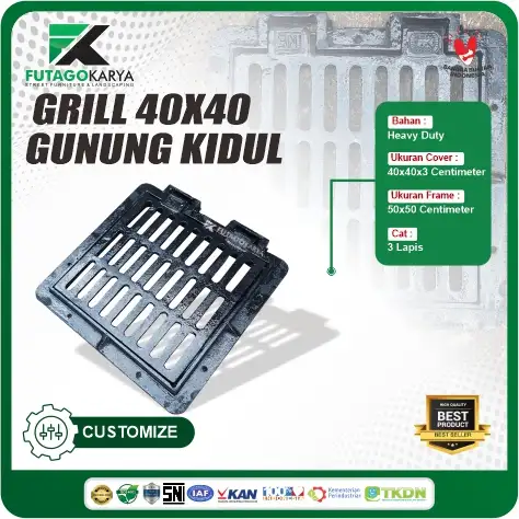 Grill 40 X 40 Gunung Kidul