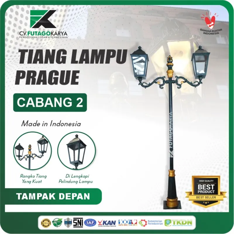 Tiang Lampu Prague Cabang 2