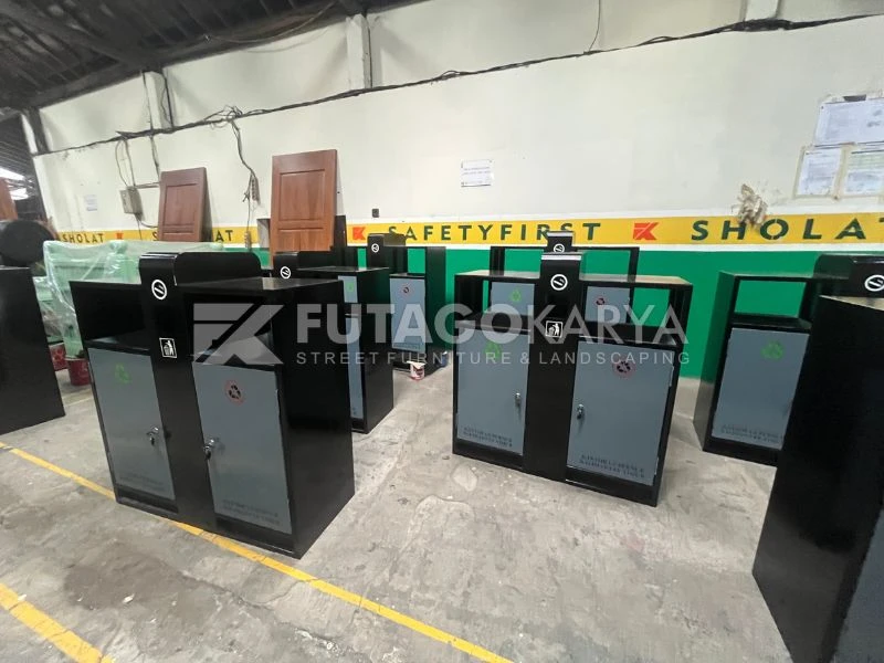 Tempat Sampah Besi Perkantoran
