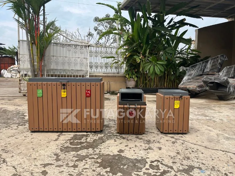 Tempat Sampah Plat Besi