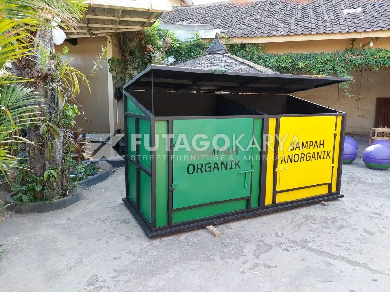 Tong Sampah Besar Besi