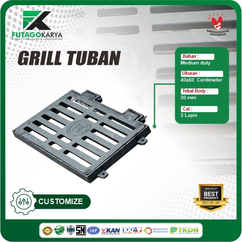 Grill tuban bahan medium duty