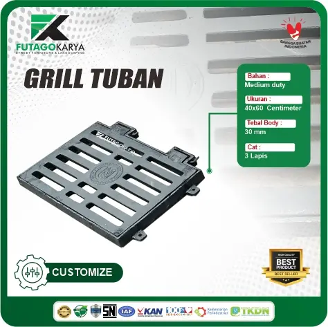 Grill tuban bahan medium duty