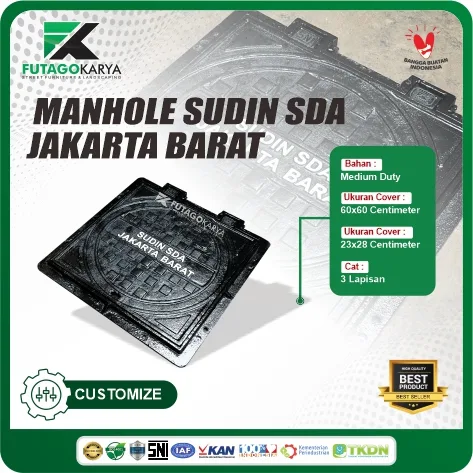 manhole jakarta barat bahan medium duty