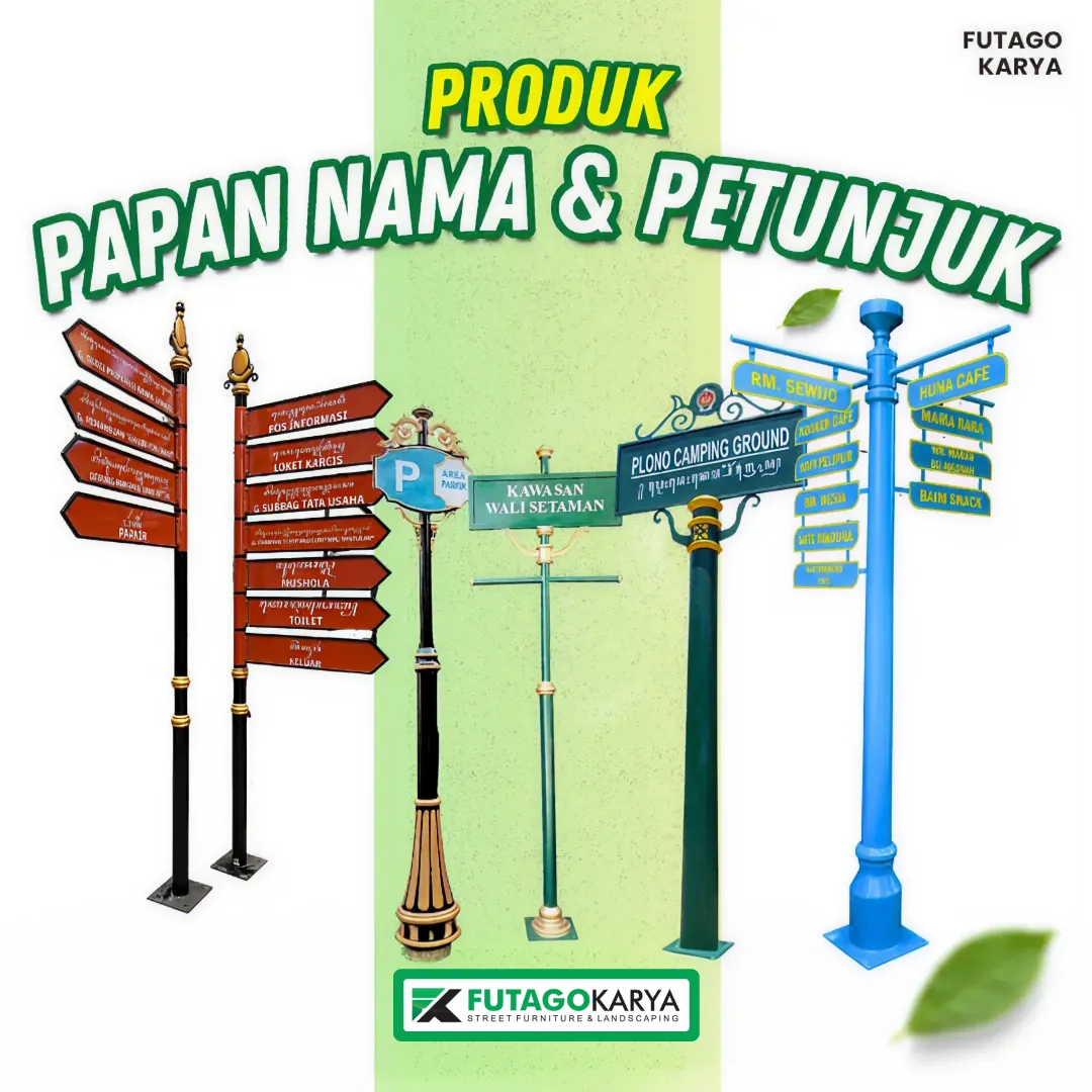 papan nama & penunjuk