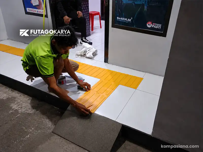 Pemeriksaan dimensi dan spesifikasi guiding block untuk proyek